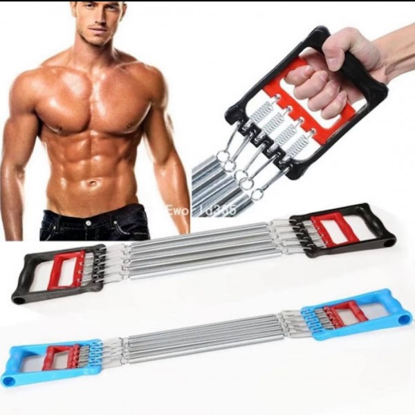 Chest Pull Exercise Equipment – Front View with Springs and Handles