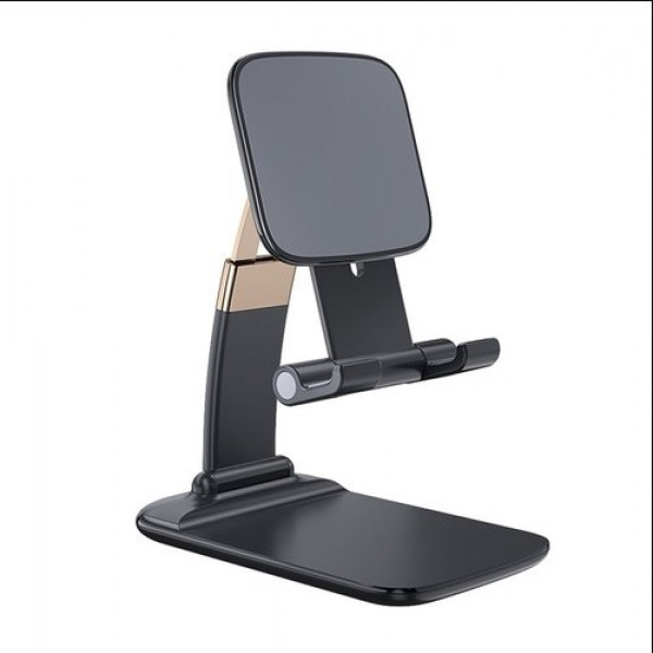 "Desk Phone Holder Showing Multiple Adjustable Angles"