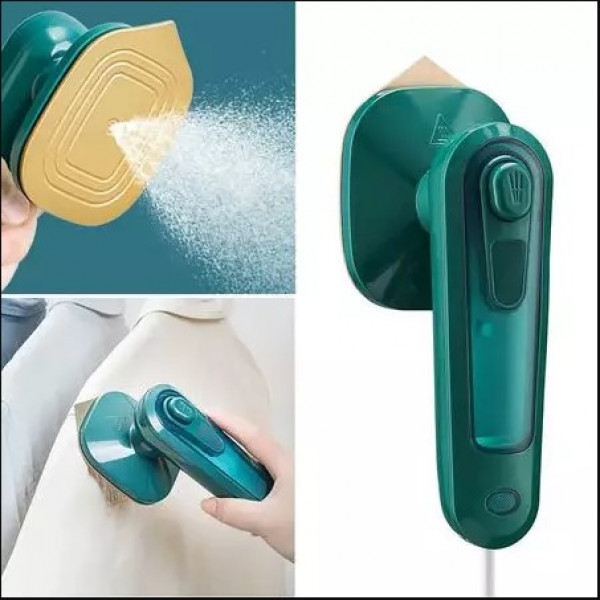 Mini Dry Iron – Side Angle with Spray Button