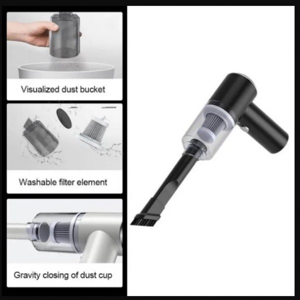 3 in 1 Mini Vacuum Cleaner – Side Angle