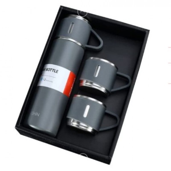Elegant Vacuum Flask Set – Hot & Cold Insulated Bottle for Office & Travel
