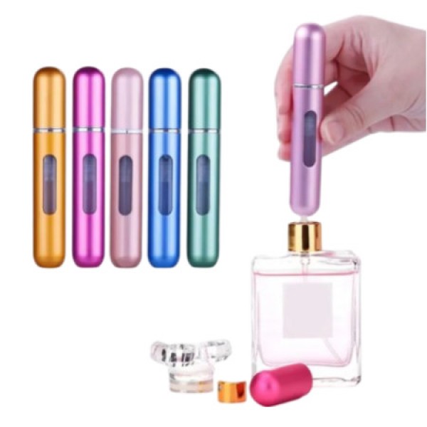5ml Portable Mini Refillable Perfume Bottle – Travel Size Spray Atomizer