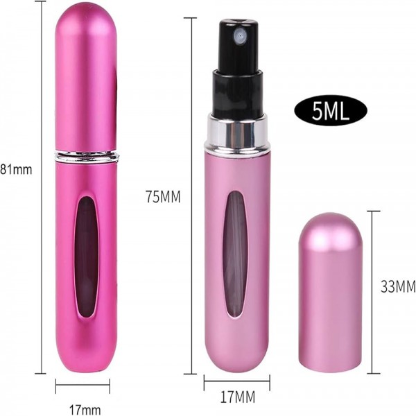 5ml Portable Mini Refillable Perfume Bottle – Travel Size Atomizer