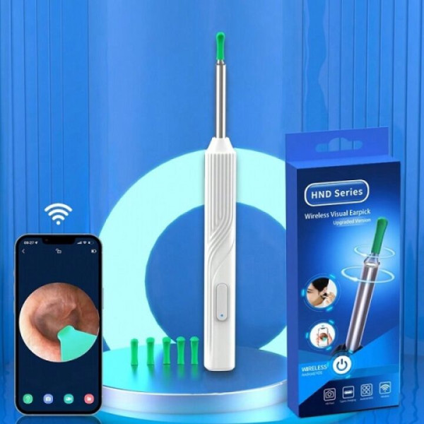 Smart Wireless Ear Wax Remover with LED Light