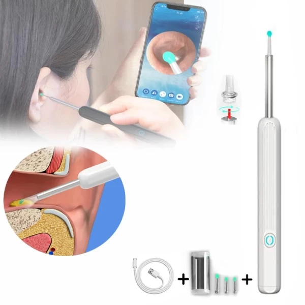 Wireless Visual Earpick with HD Camera Live View